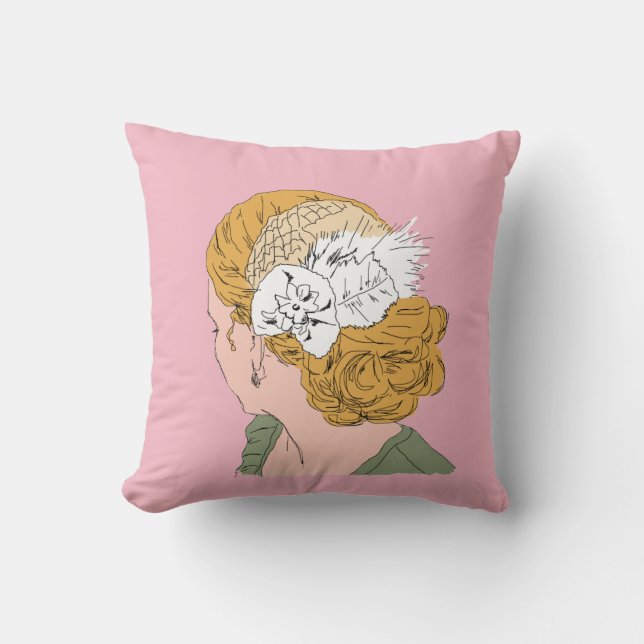 Coussin d'accessoires de cheveux d'illustration de (Recto)