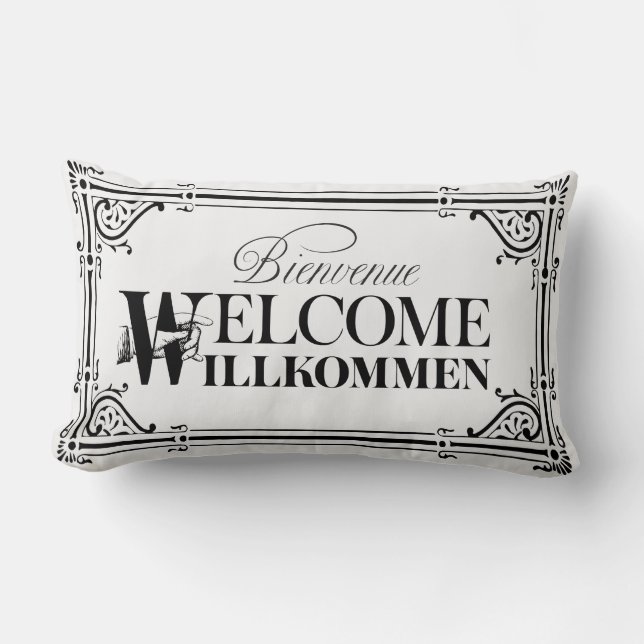 Coussin d'accueil de cru d'amusement - (Recto)