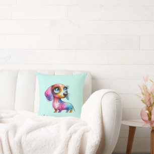 Coussin Dachshund fantaisiste