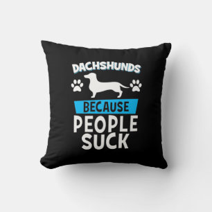 Coussin Dachshunds Avec Mes Amis