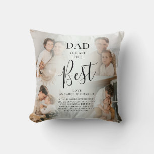 Coussin 'DAD' vous êtes le meilleur nom et le meilleur pri