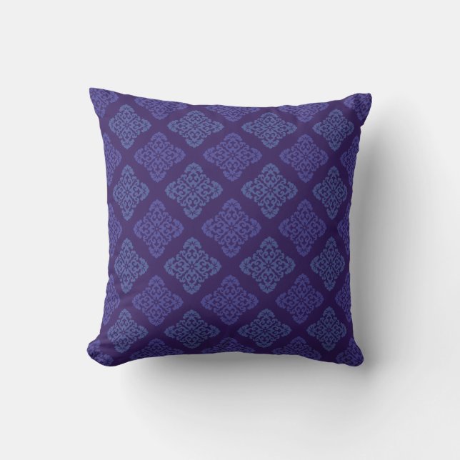 Coussin Damas florales déclinantes (Recto)