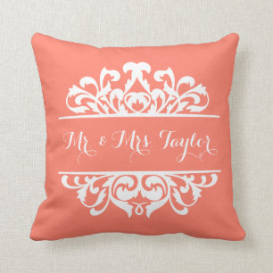 Coussin Damas Signature DO-IT-YOURSELF CHOISIR VOTRE COULE