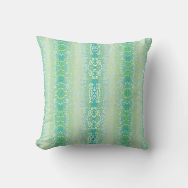 Coussin Damask Jade Côtier (Recto)