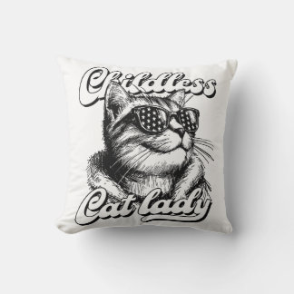 Coussin dame de chats kamala harris