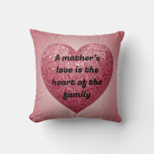 Coussin d'amour de la mère