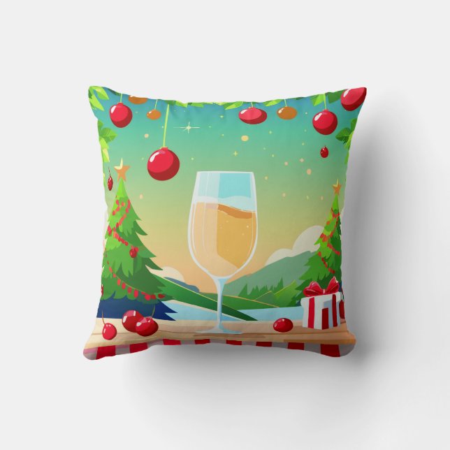 Coussin d'amour de Noël réversible (Verso)