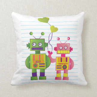 Coussin d'amour de robot