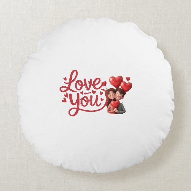 Coussin d'amour de Valentine (Devant)
