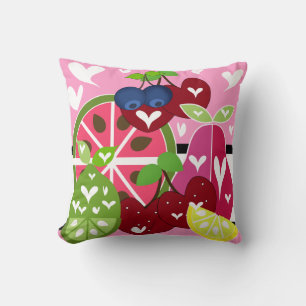 Coussin d'amour des fruits