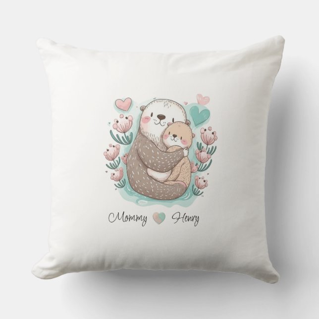 Coussin d'amour personnalisé pour la louve de mer (Recto)