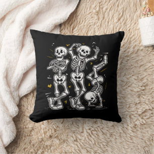 Coussin Dancing Skeletons Dance Challenge Halloween