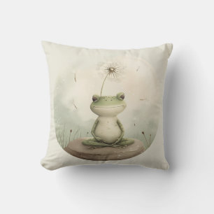 Coussin Dandelion de méditation de grenouille