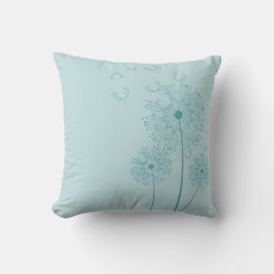 Coussin Dandelion floral et végétal moderne