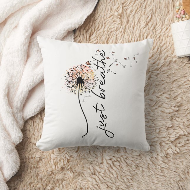 Coussin Dandelion Wish Sunset Butterfly Accent (Couverture)