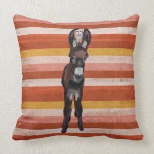 Coussin d'ÂNE et de HIBOU