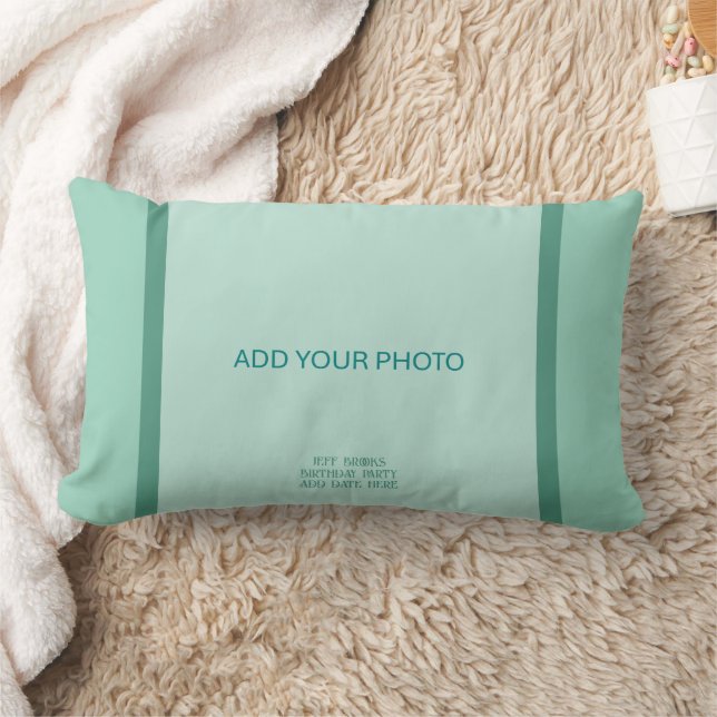 Coussin d'anniversaire | Ajouter une photo (Couverture)