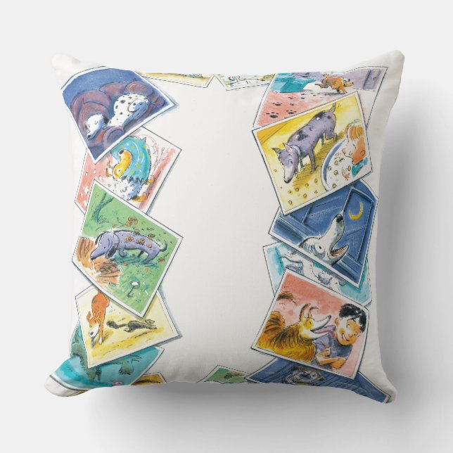 Coussin Dans la vie d'un chien (Recto)