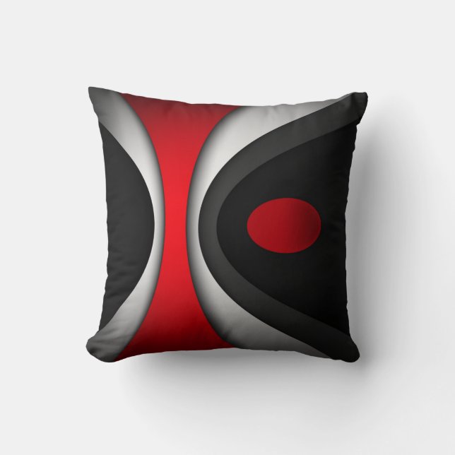 Coussin dans le style abstrait moderne (Recto)