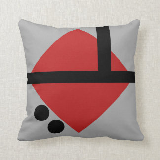 Coussin dans le style abstrait moderne