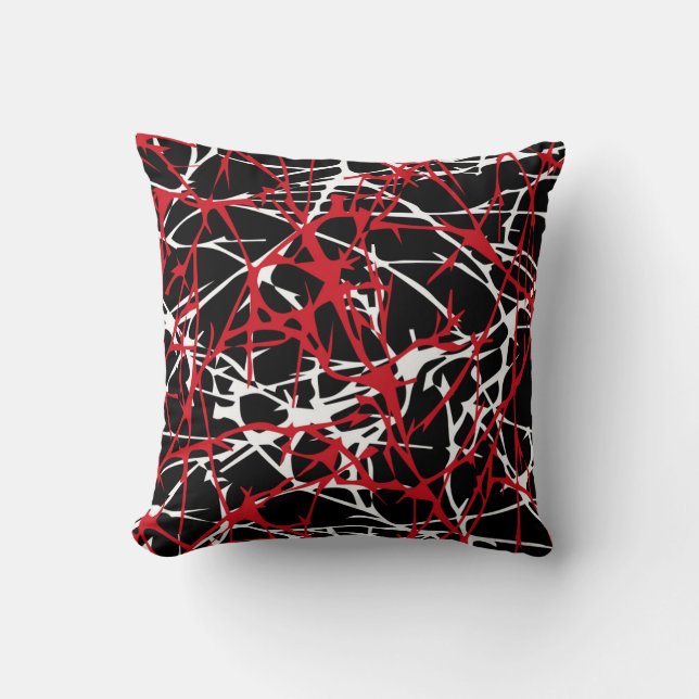 Coussin dans le style abstrait moderne (Recto)
