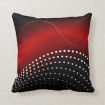 Coussin dans le style abstrait moderne