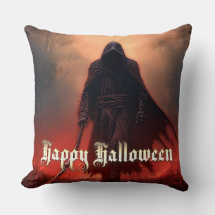 Coussin Dans l'ombre de la Faucheuse - Halloween