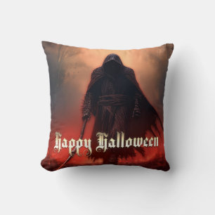 Coussin Dans l'ombre de la Faucheuse - Halloween