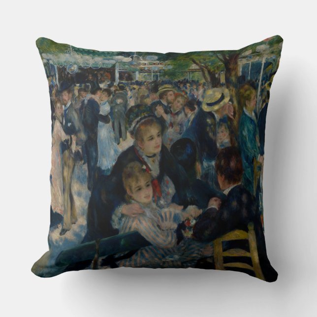 Coussin Danse au Moulin de la Galette - Auguste Renoir (Recto)