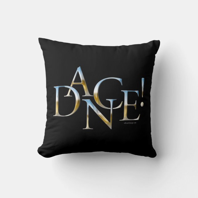 Coussin Danse ! (Chrome) (Recto)