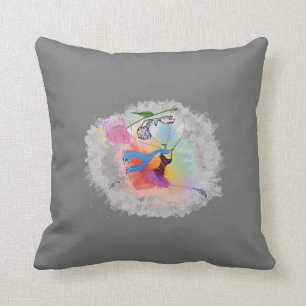 Coussin Danse colorée