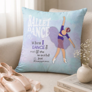 Coussin Danse de ballet Carré inspiré Jeu d'oreiller