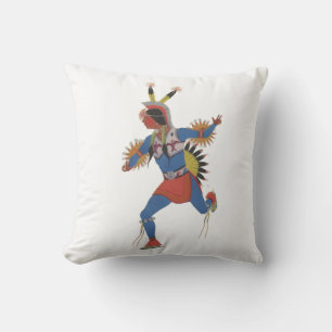 Coussin Danse de guerre (ou Le coureur)