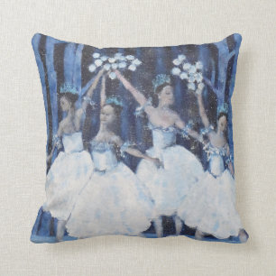 Coussin Danse des flocons de neige I Nutcracker Ballet