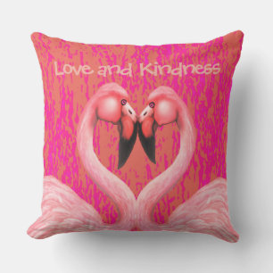 Coussin Danse Flamant rose