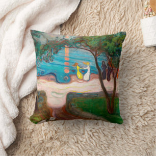 Coussin Danse sur une rive   Edvard Munch  