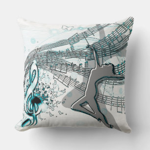 Coussin Danser à la musique