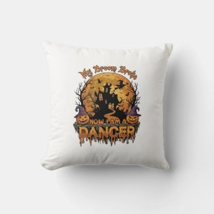 Coussin Danseur de balai cassé Halloween Maison hantée Cit