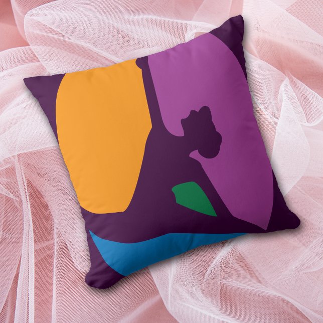 Coussin Danseur moderne violet (Créateur téléchargé)