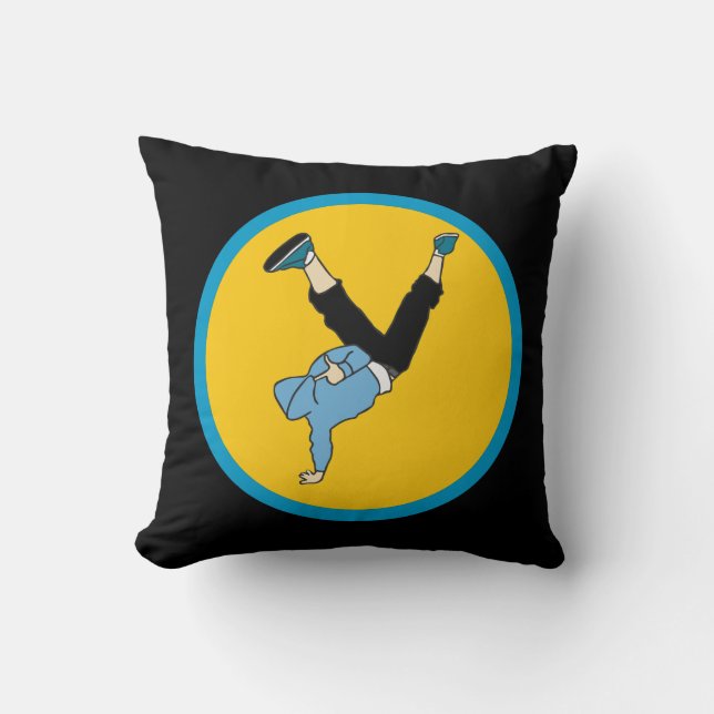 Coussin danseuse Hip hop de rue (Recto)