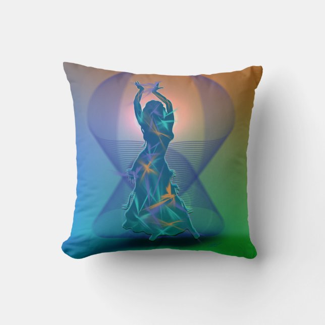 Coussin Danseuse * Pheja* (Recto)