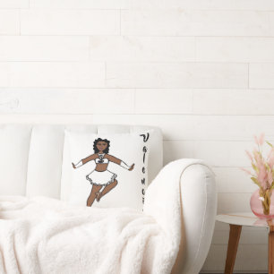 Coussin Danseuse Renard Blanc #1