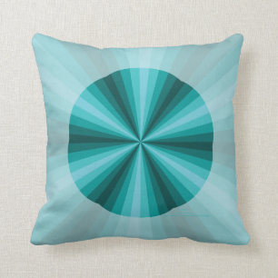 Coussin d'Aqua d'illusion optique