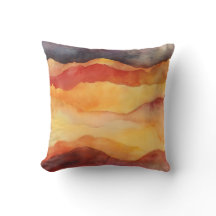 Coussin d'aquarelle couché