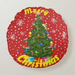 Coussin d'arbre de Noël