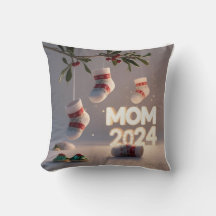 Coussin d'arbre de Noël tropical : Noël en juillet