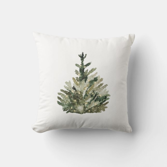 Coussin d'arbre de Noël Vintage (Recto)