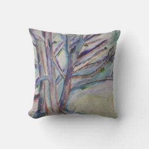 Coussin d'arbres Abstraits