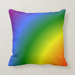 Coussin d'arc-en-ciel
