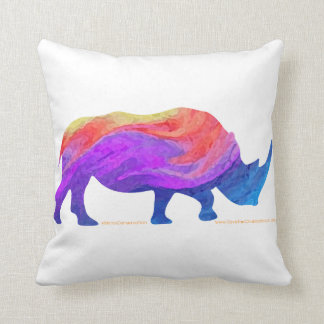 Coussin d'arc-en-ciel